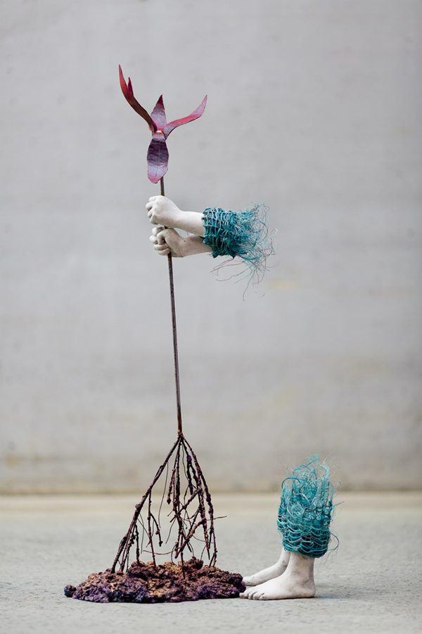 "Incomplete" sculptures by Lene Kilda
